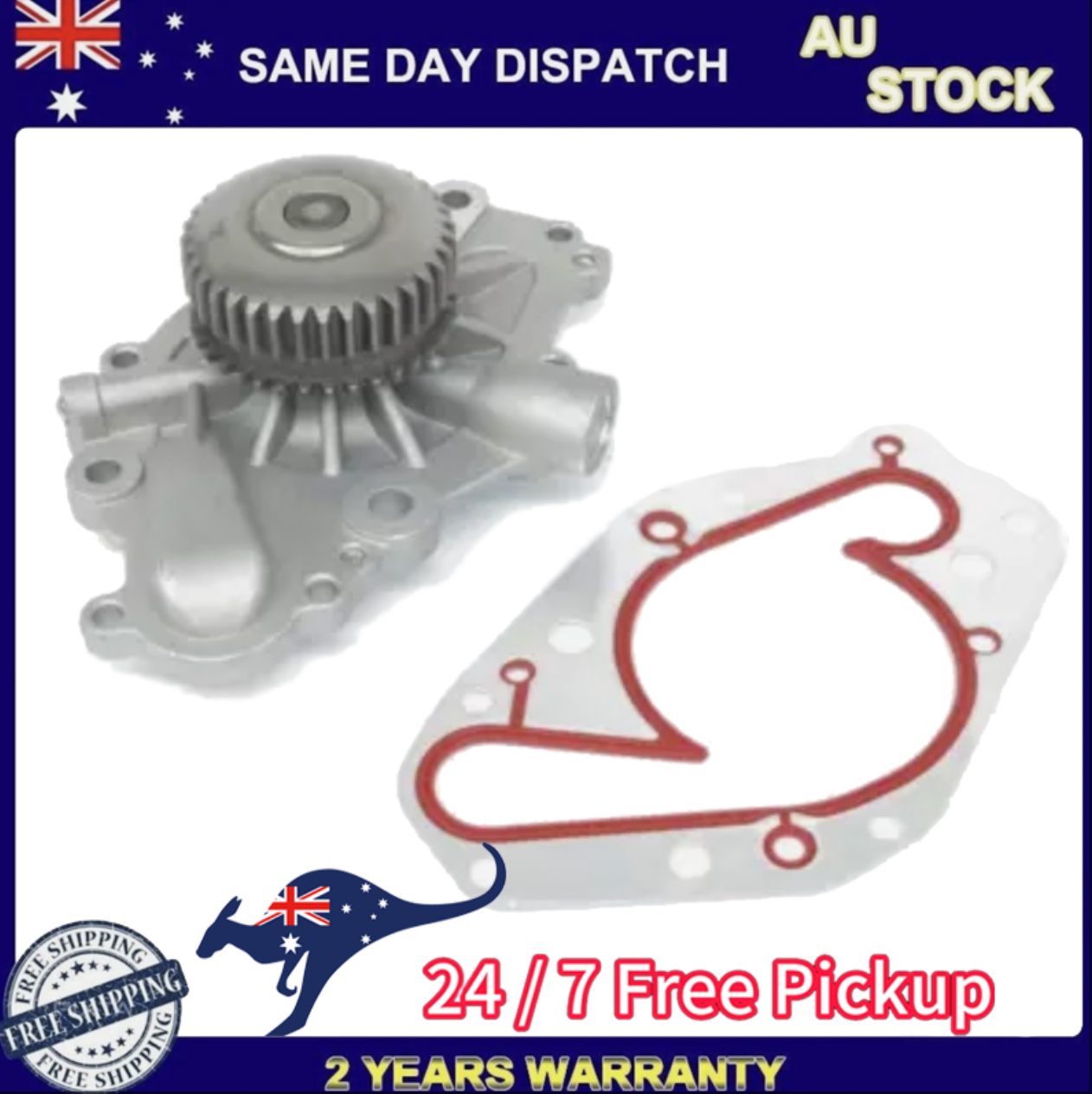 NEP Water Pump & Gasket for Dodge Journey JC 2009–2011 2.7L V6 EER Petrol