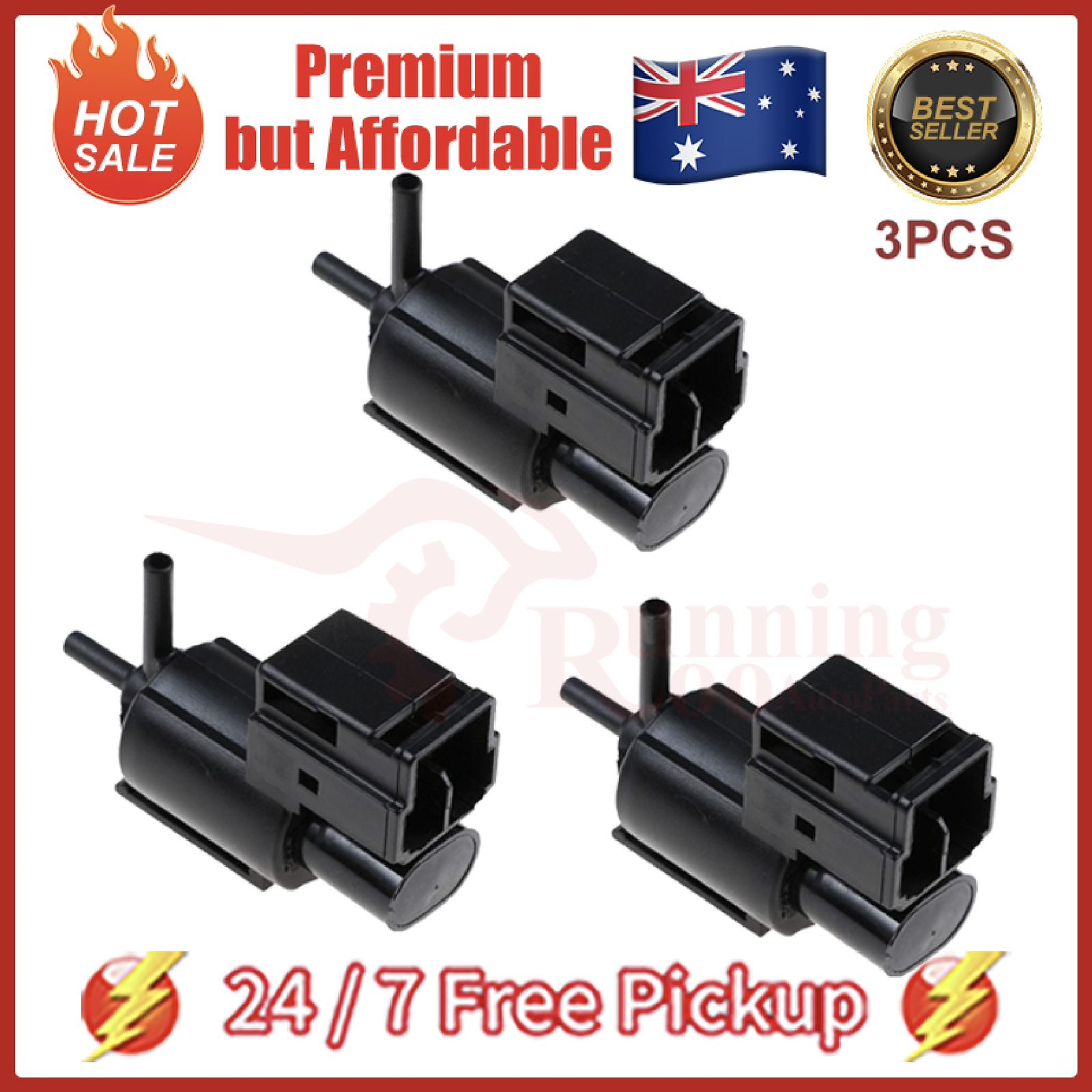 3PCS Car EGR Solenoid Valve Vacuum K5T49090 For Mazda RX-8 MX 5 MX 6 MPV