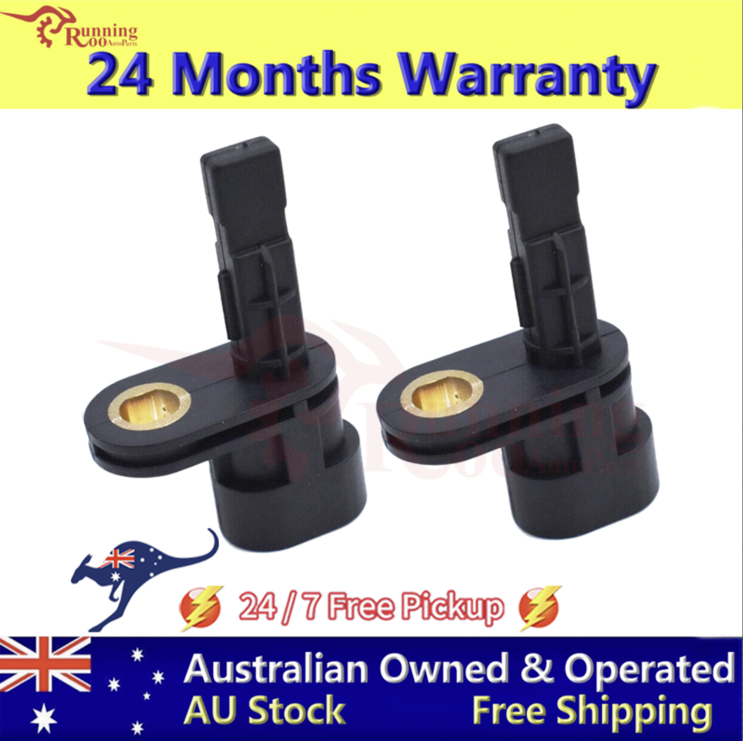 2X Rear ABS Wheel Speed Sensor For Holden Commodore VE 06-13 V6 V8 SS SV6 SS