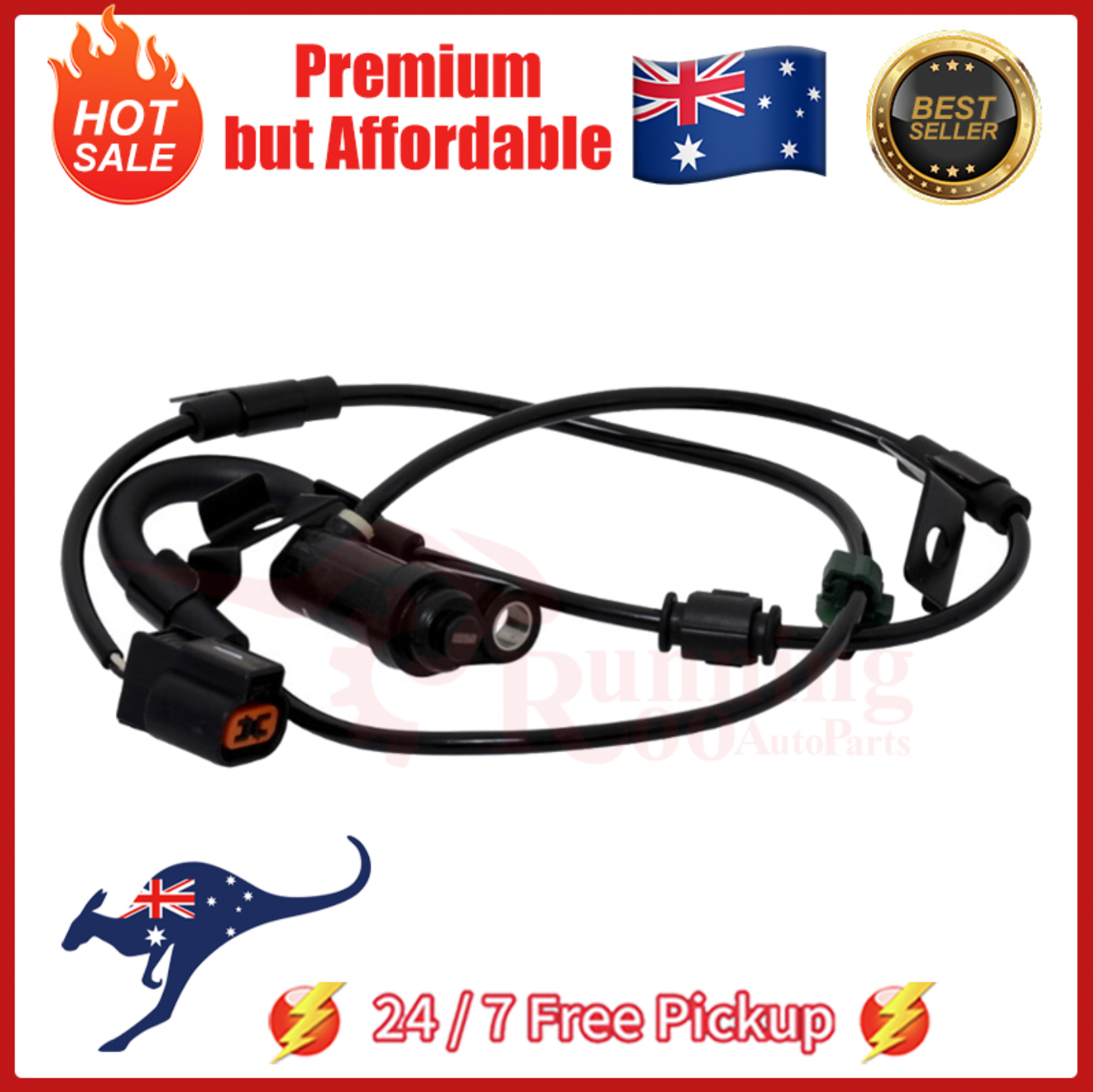 Rear Left ABS Wheel Speed Sensor MN102577 for Mitsubishi L200 Triton Pajero