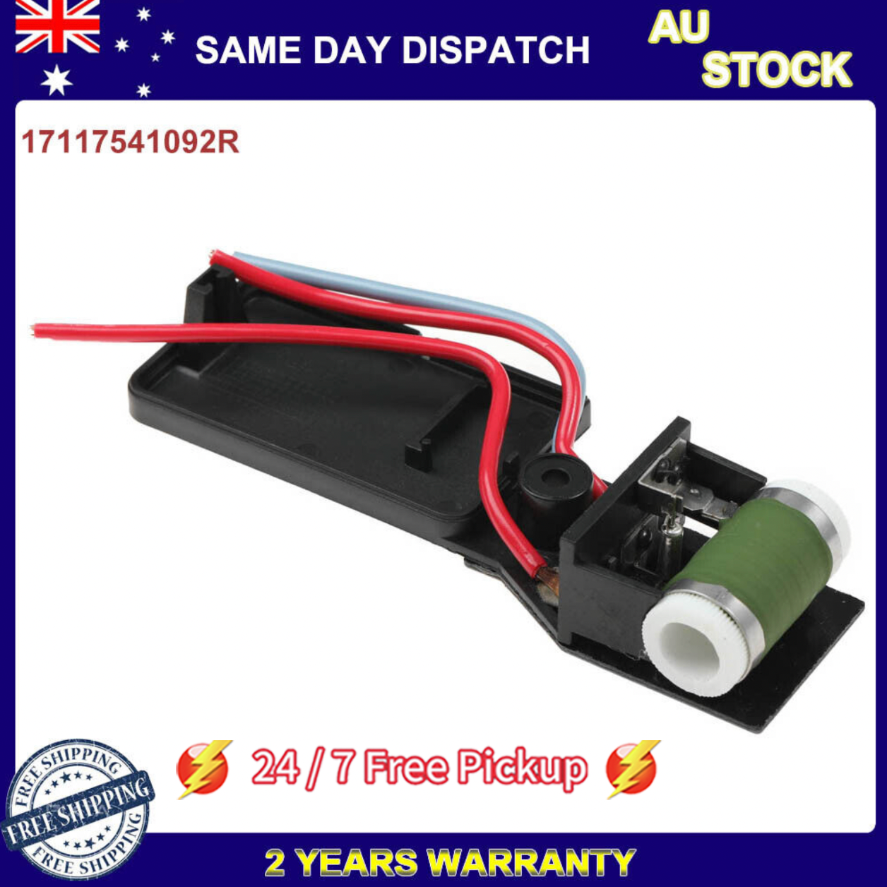 Engine Cooling Fan Resistor 17117541092R For BMW Mini Cooper R50 R52 R53 03-08