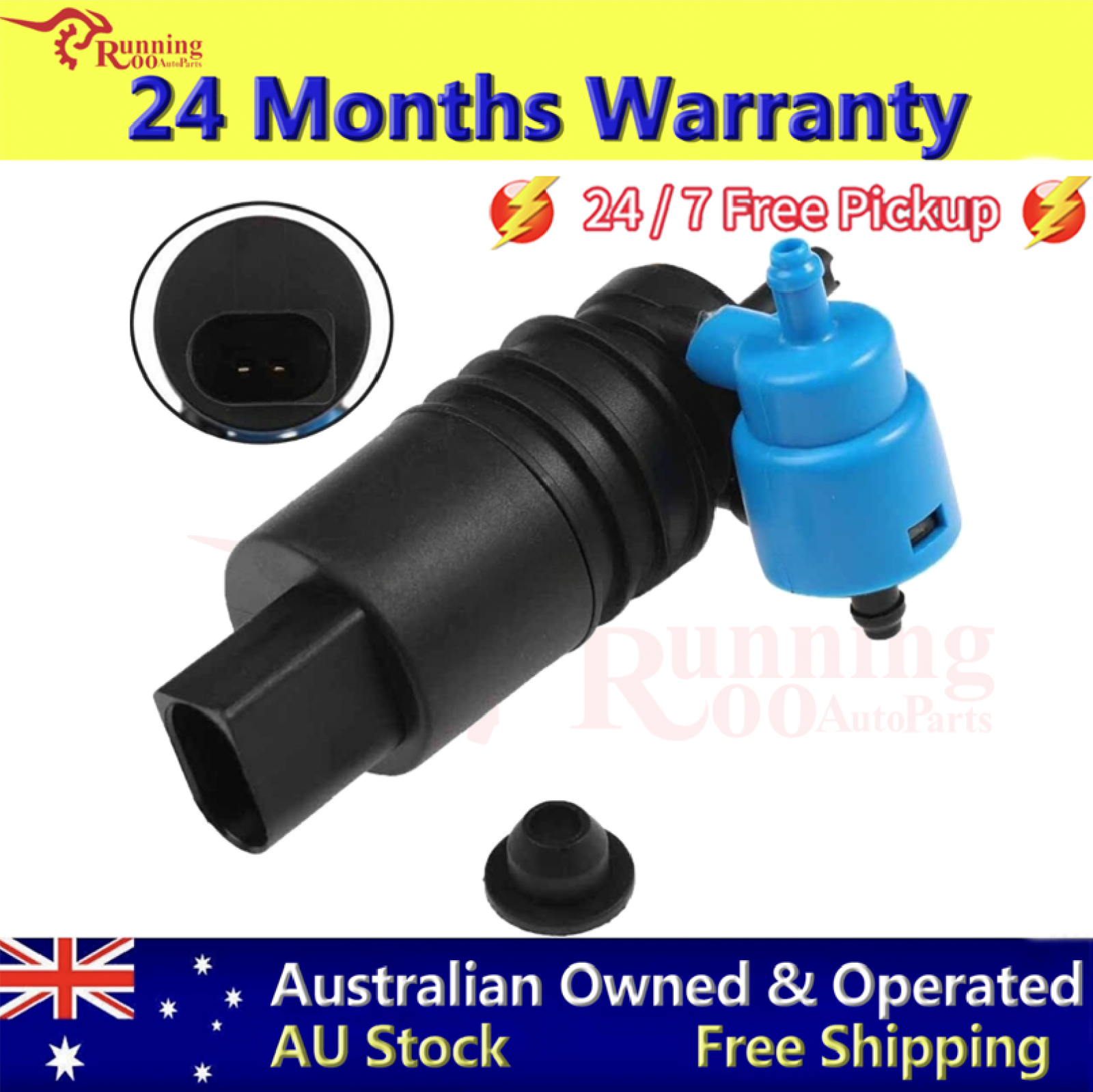 Windscreen Wiper Washer Pump For Audi Skoda VW Polo Golf 1.6 Passat 1J6955651