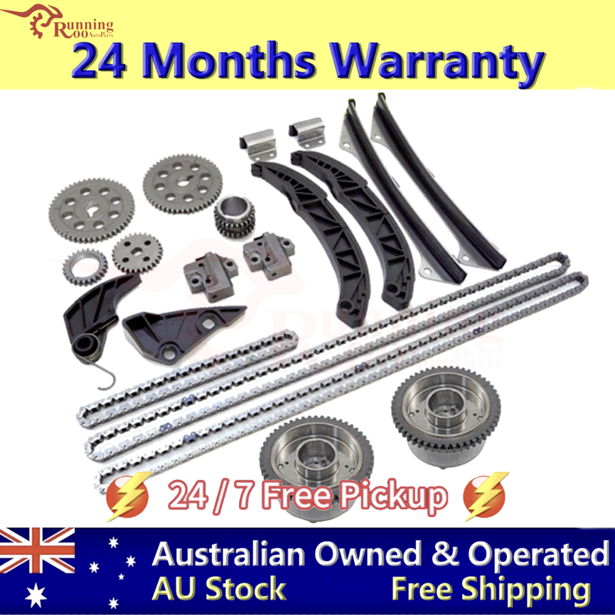 Timing Chain Kit Fit HYUNDAI SONATA Santa Fe 3.3L KIA Carnival 3.8L 3.5L 06-12
