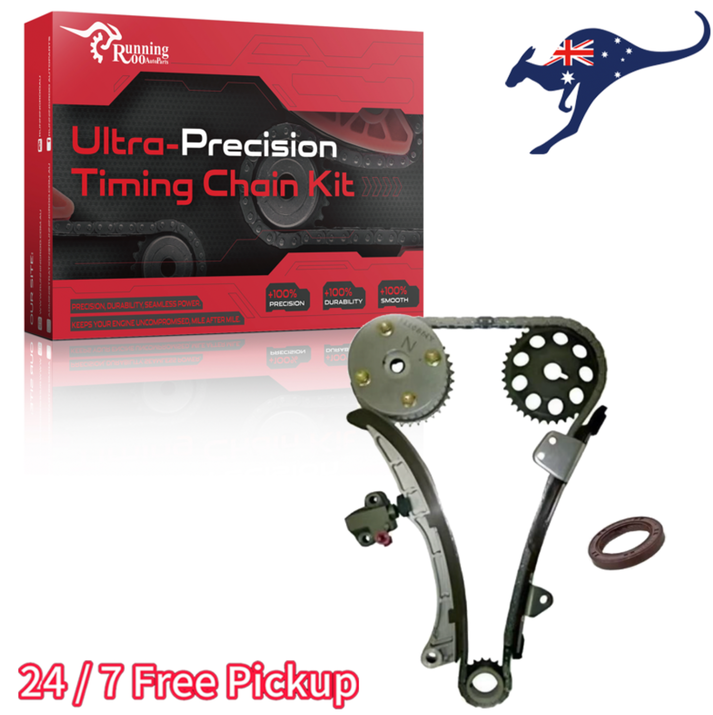Fits TOYOTA 2NZ-FE YARIS.ECHO.PLATE VITZ 1.3L Replacement Timing Chain Kit with