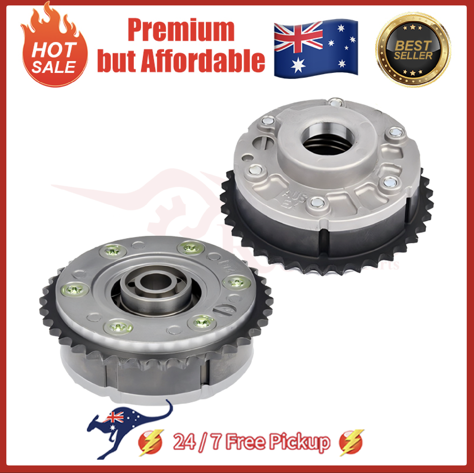 Intake+Exhaust Camshaft VVT Adjuster For BMW 740i X6 N54 11367540347 11367540348