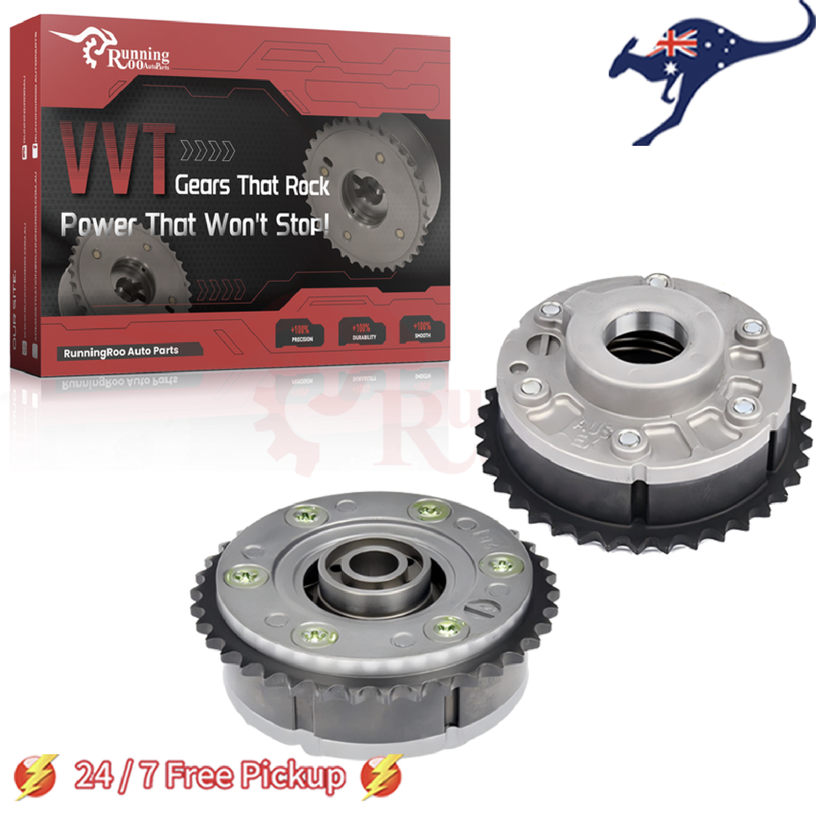 Intake+Exhaust Camshaft VVT Adjuster Fit BMW 740i X6 N54 11367540347 11367540348