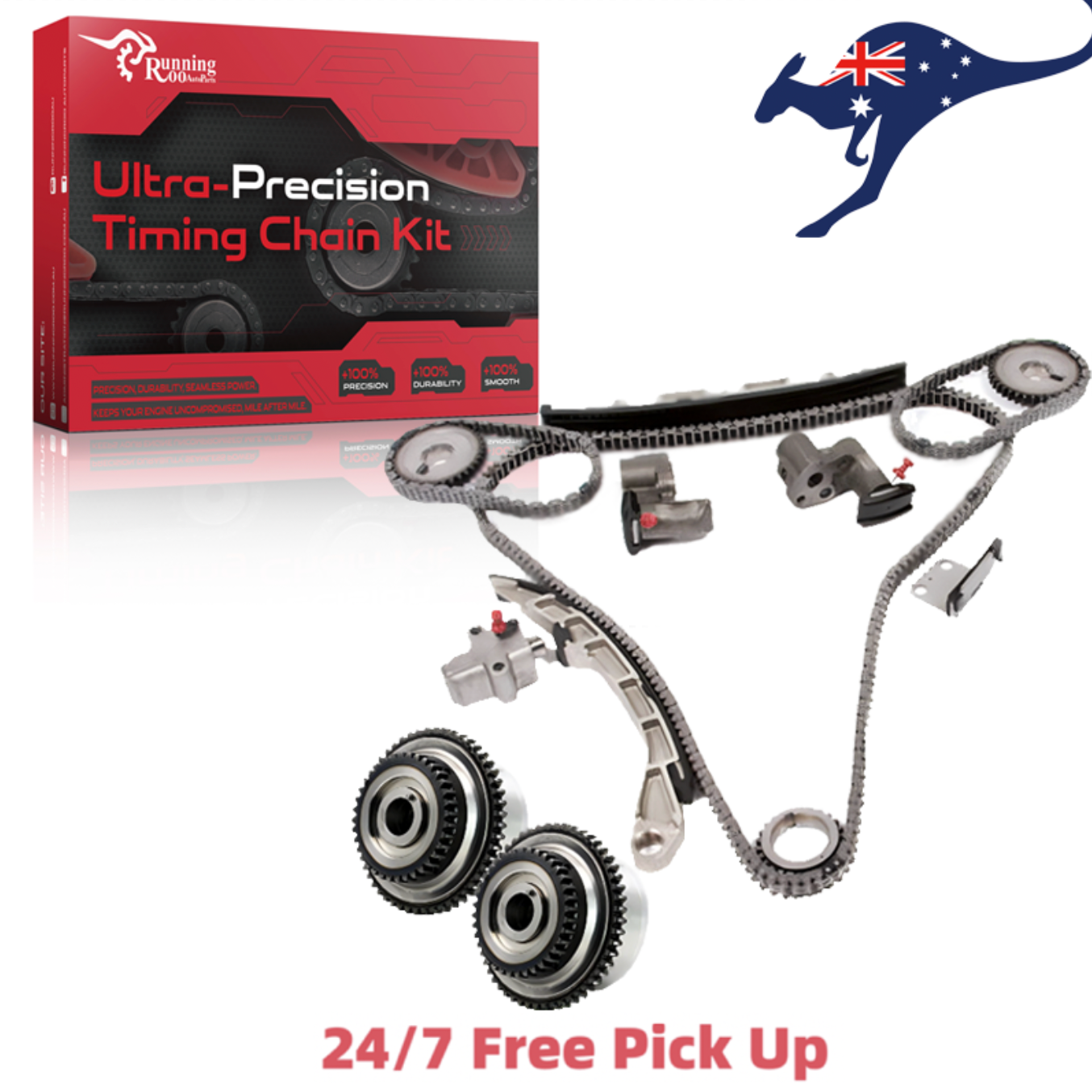 Fits Infiniti FX35 G35 350Z Altima 3.5L VQ35DE Timing Chain Kit + 2 VVT