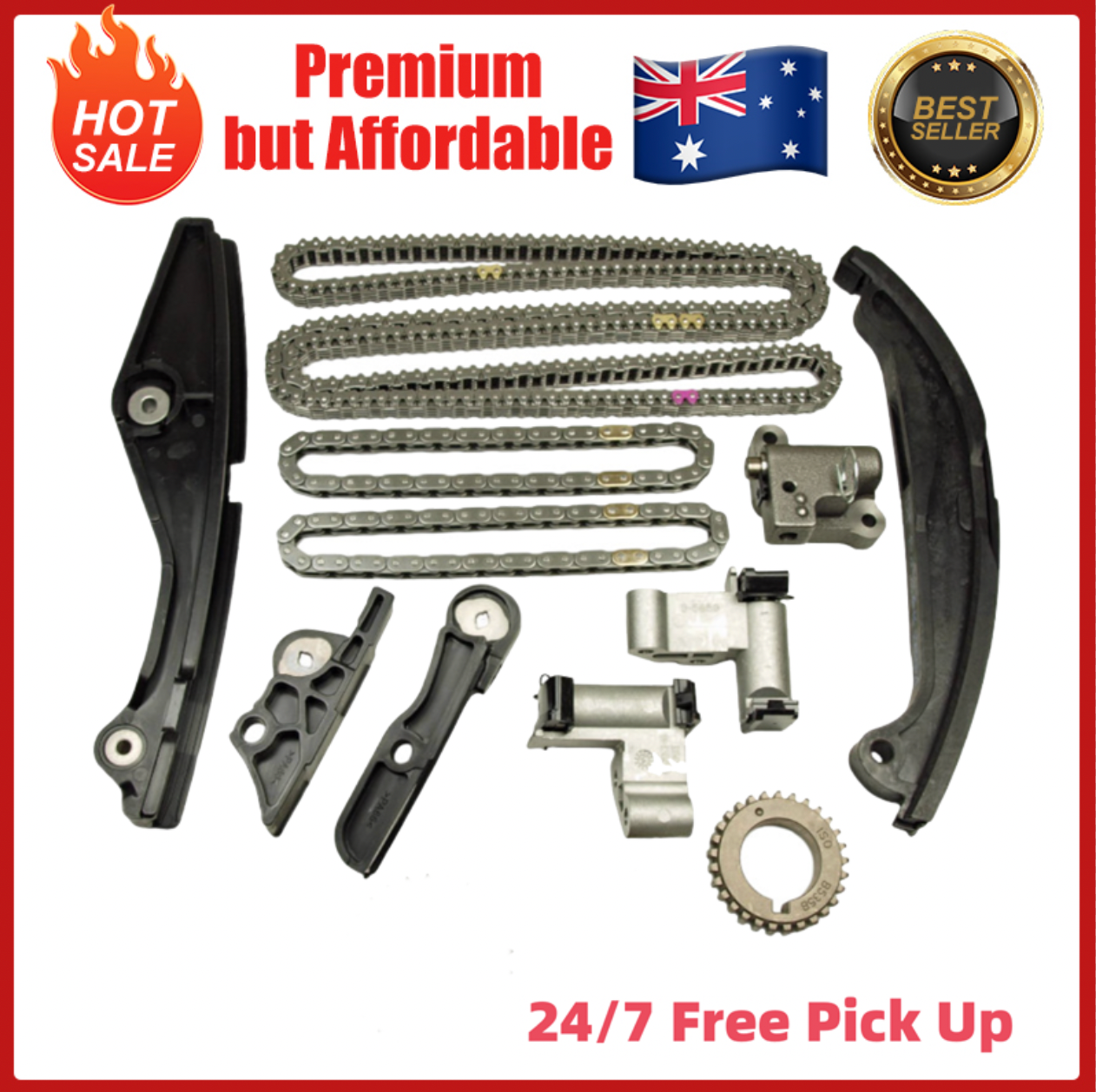 Timing Chain Kit Front 9-0738SB for Ford Explorer Fusion Taurus MKZ Flex V6