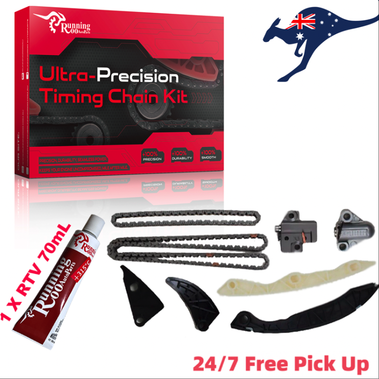Hyundai Sonata Kia Optima 2.4L G4KC Timing Kit +75ml RunningRoo RTV 9PCS