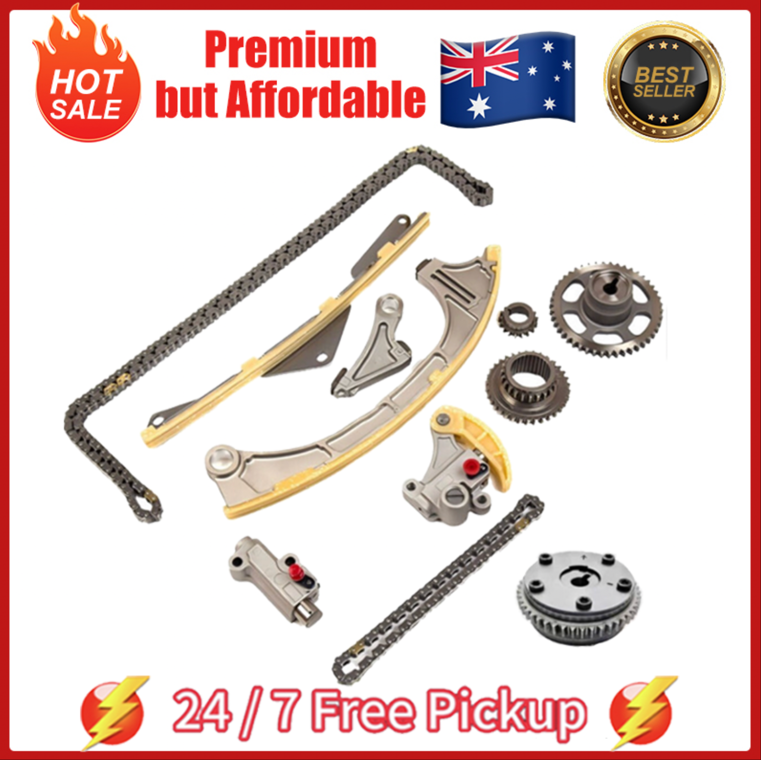 Timing Chain Kit w/VVT Gear Suit HONDA JDM Odyssey 2.4 K24W7 K24W8 2014-