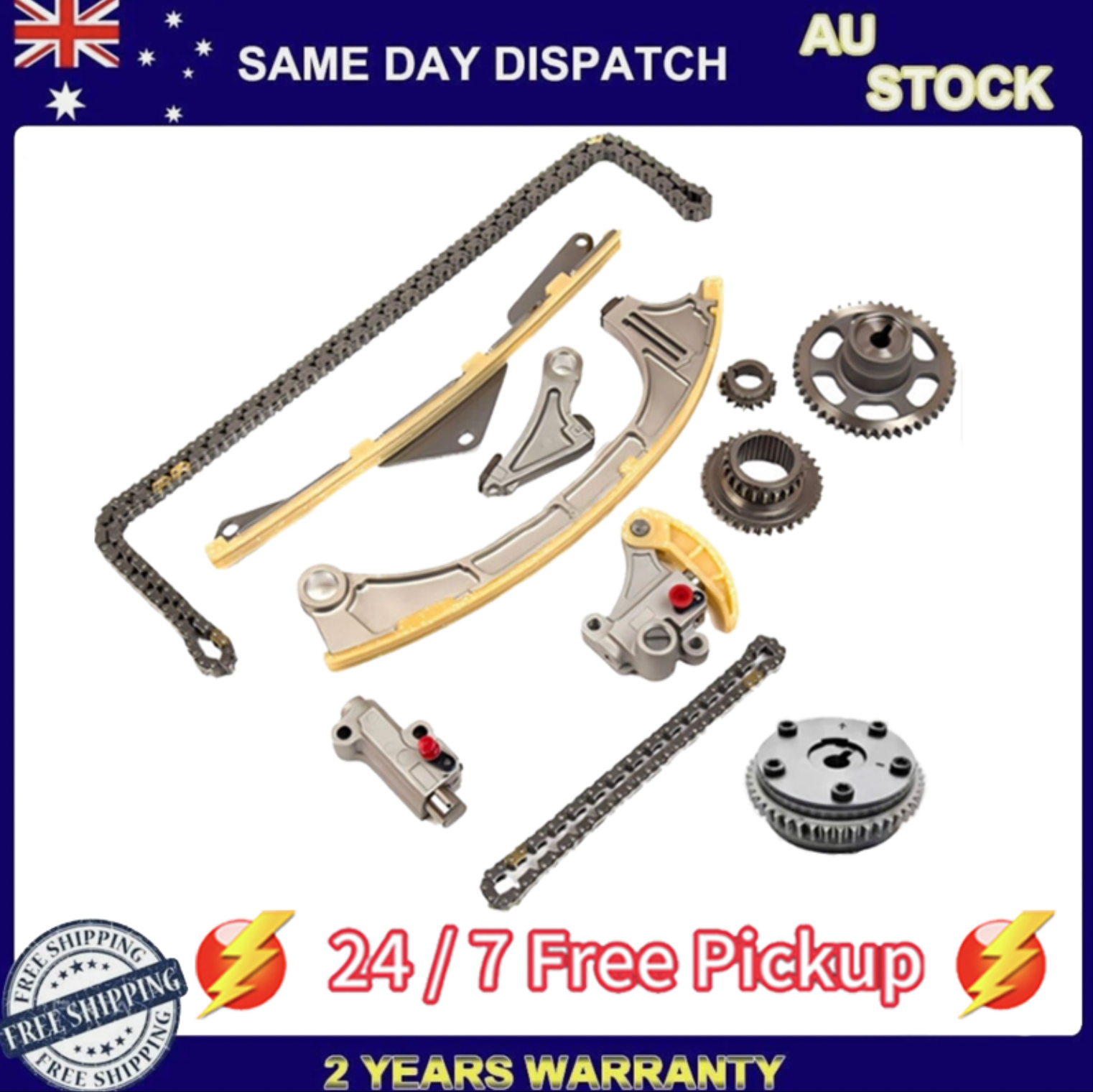 Timing Chain Kit w/VVT Gear Fit HONDA JDM Odyssey 2.4 K24W7 K24W8 2014-