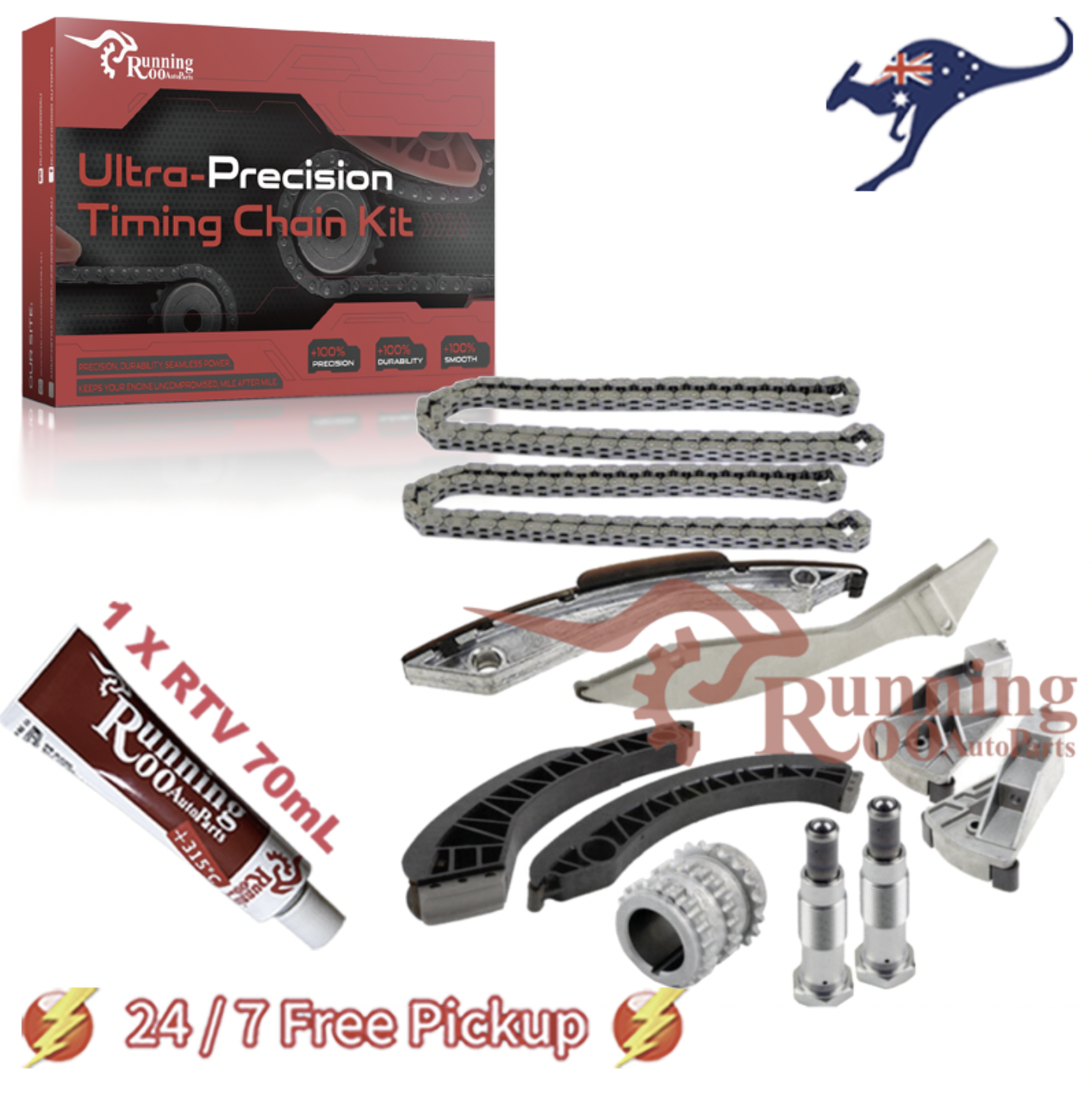 Timing Chain Kit For BMW N62 E60 540i 550i E70 X5 E65 740i 750i E64 645Ci + RTV