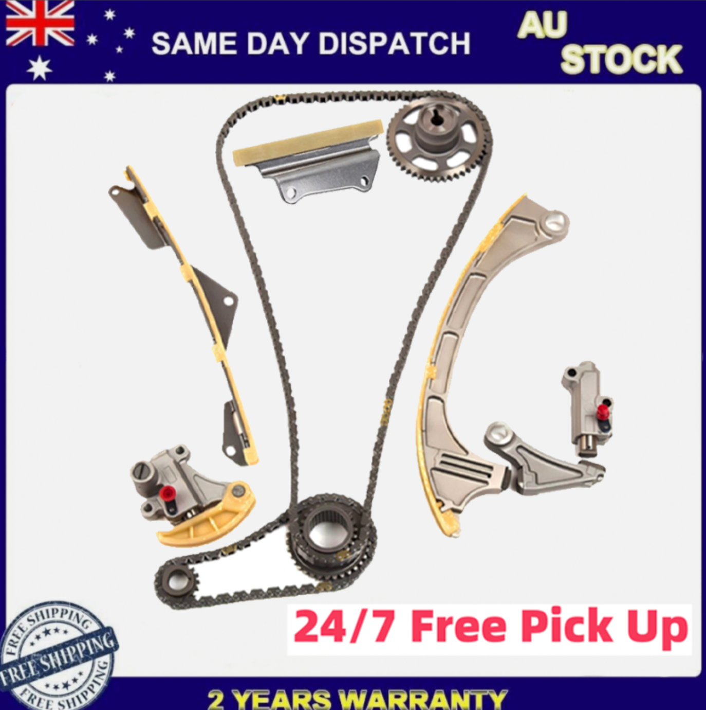 Timing Chain Kit for Honda Accord CR-V Acura ILX TSX 2.4L DOHC K24W3 K24W7 K24W9