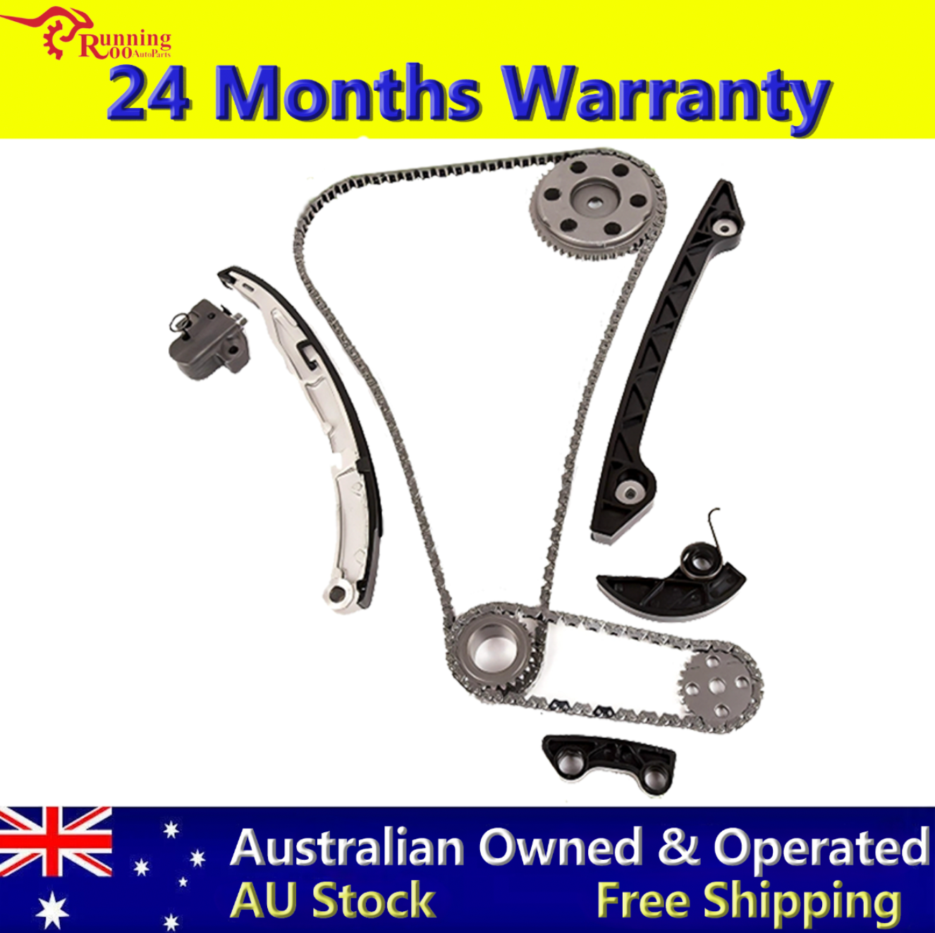 Fits Mazda 2.3L Non Turbo Timing Chain Kit 3 5 6 MPV Tribute 2003–2007