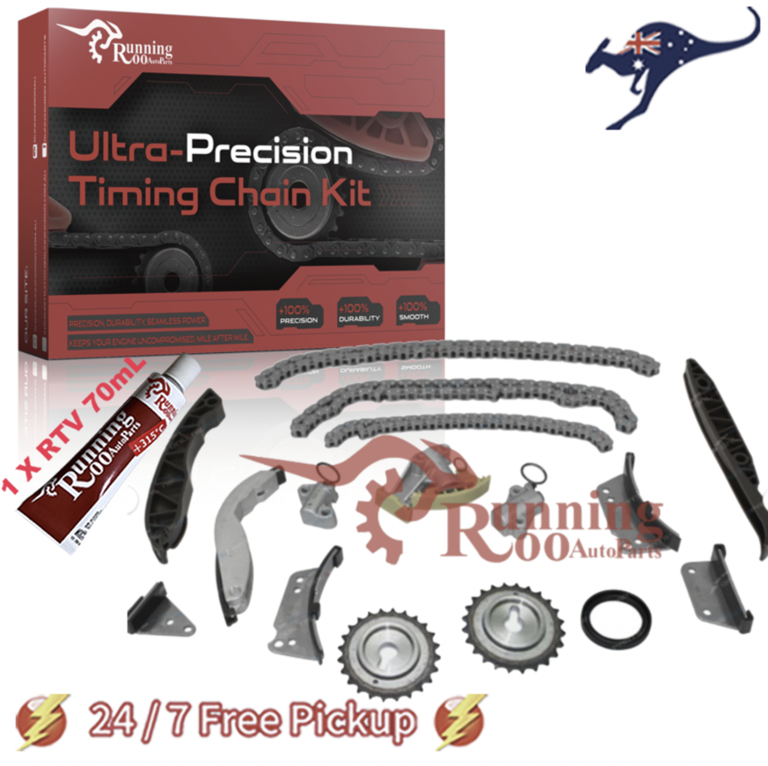 Timing Chain Kit fit Hyundai iLOAD iMax TQ D4CB 2.5L Diesel 2008~15 + RTV