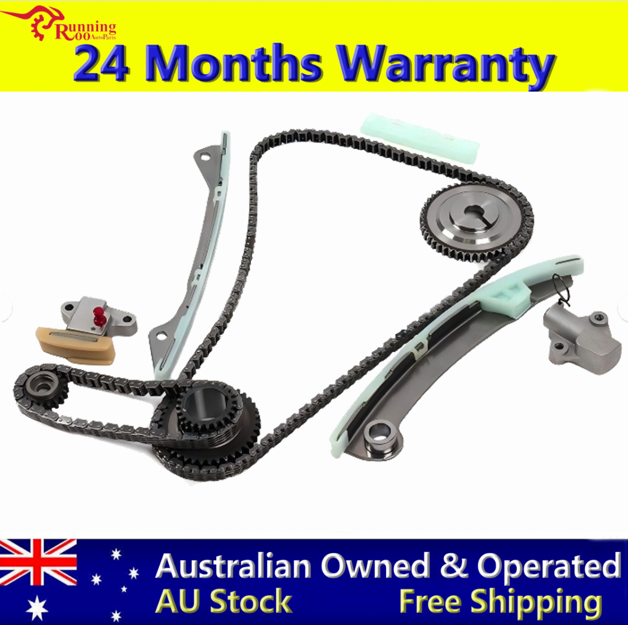 Timing Chain Kit (10pcs) Fits Nissan Tiida 1.8L MR18DE QASHQAI 2.0L MR20DE