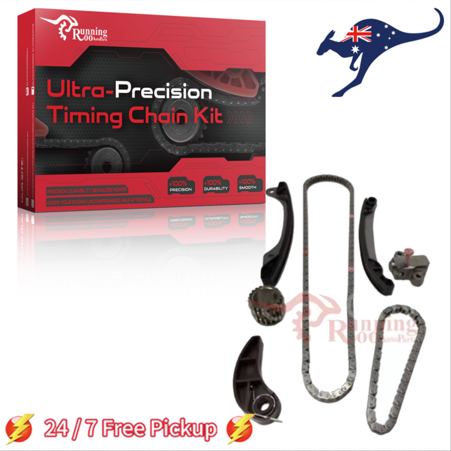 TIMING CHAIN KIT NISSAN HRA2DDT TURBO/ H5FT FOR JUKE PULSAR QASHQAI 1.2L 2013-19