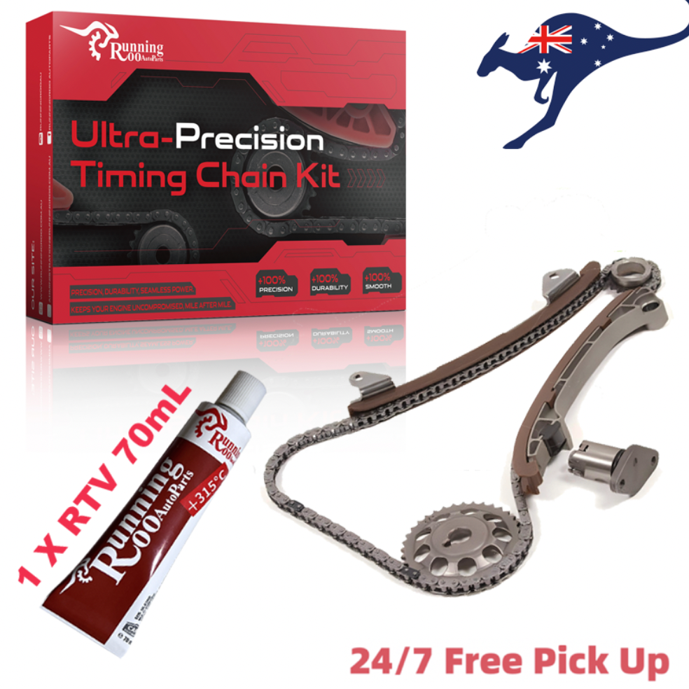 Toyota 1.8L 2ZZGE Timing Chain Kit + 75ml RunningRoo RTV Gasket Maker