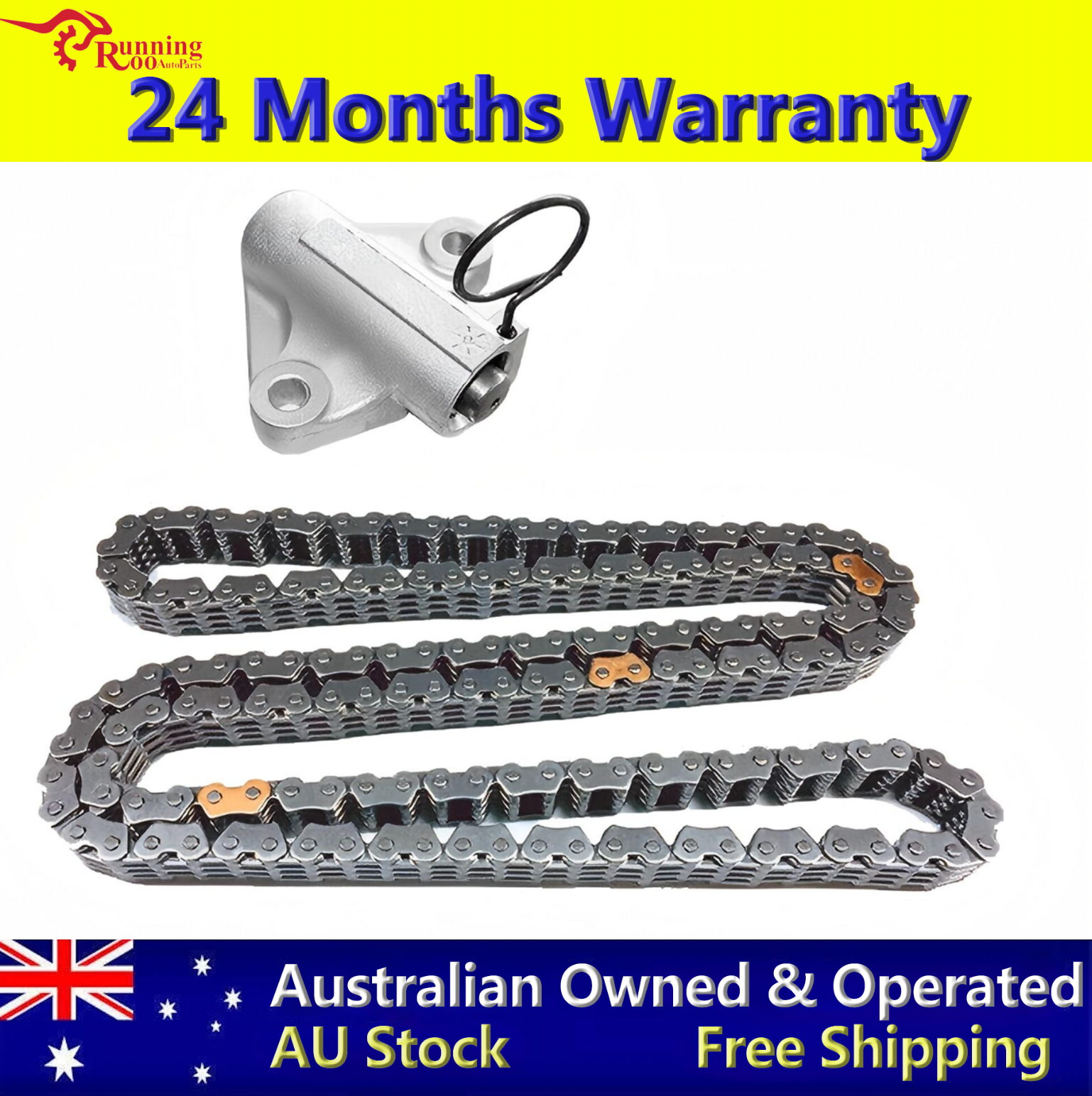 Timing Chain+Tensioner For Kia Picanto Rio 1.2L KAPPA G4LA 2011-2018