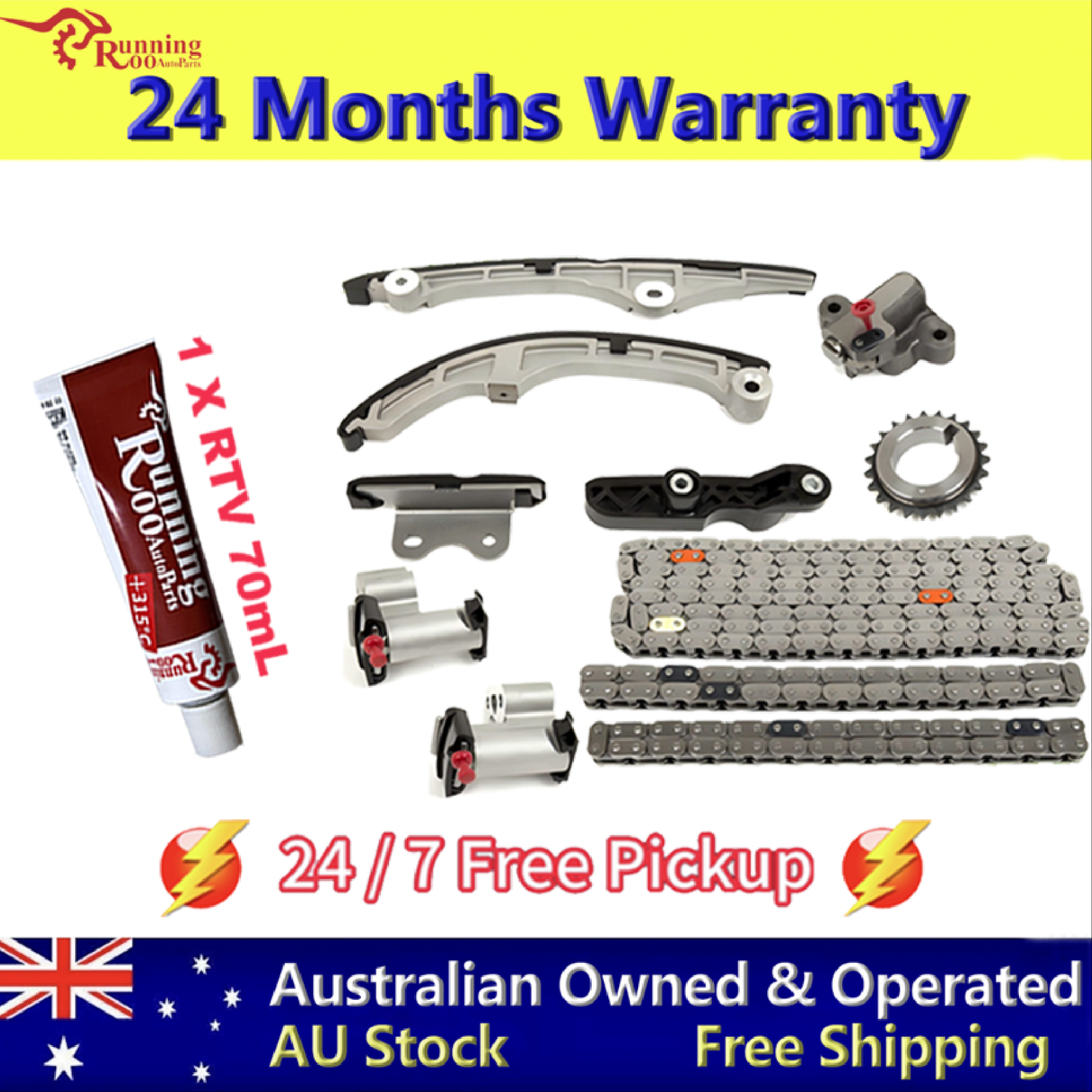Mazda CX-9 Mazda 6 Timing Kit 3.7L V6 DOHC + RTV Silicone Sealant