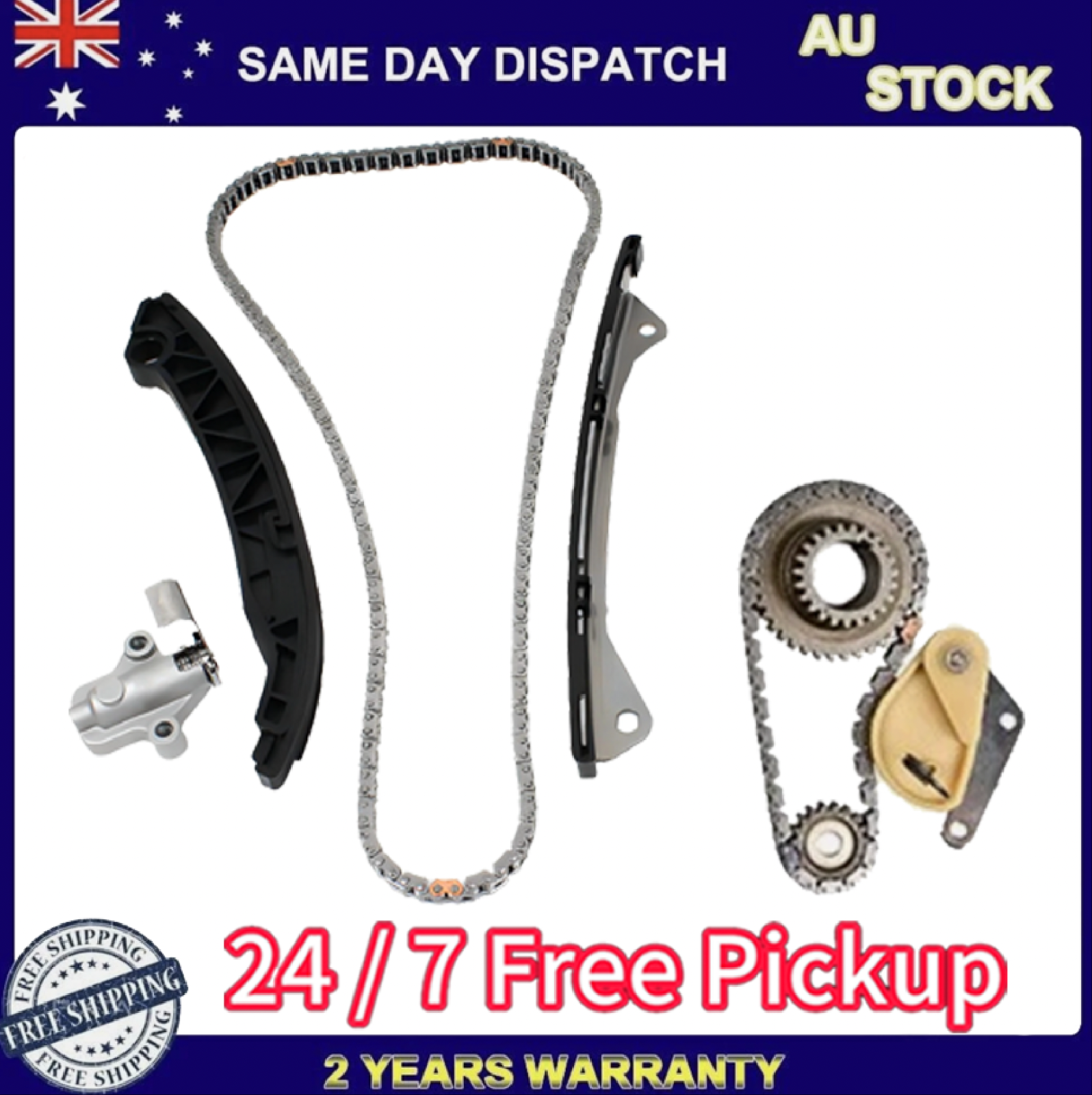 Timing Chain Kit Fits Nissan Pulsar Sentra Juke MR16DDT MRA8DE 1.6L 1.8L