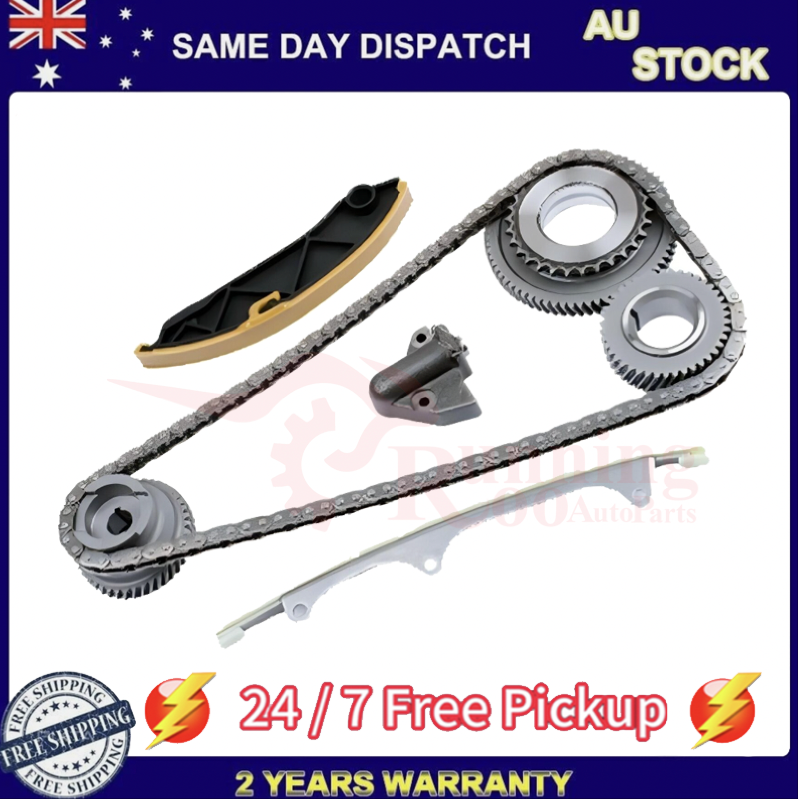 Timing Chain Kit Fit Mitsubishi L200 Triton Pajero Sport III 2.4D 4N15 2015-
