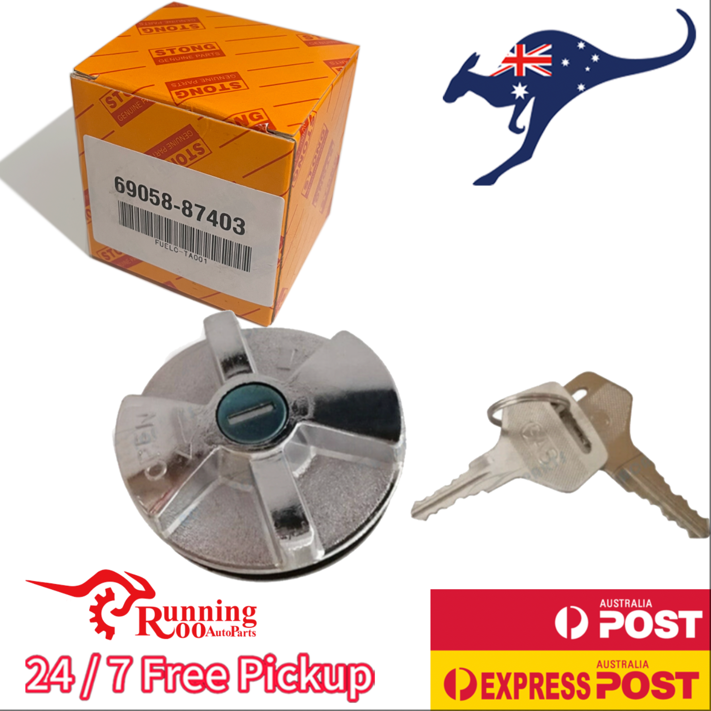 New Fuel Cap Locking with Keys Fit Toyota Hilux (Diesel) LN86R LN106R