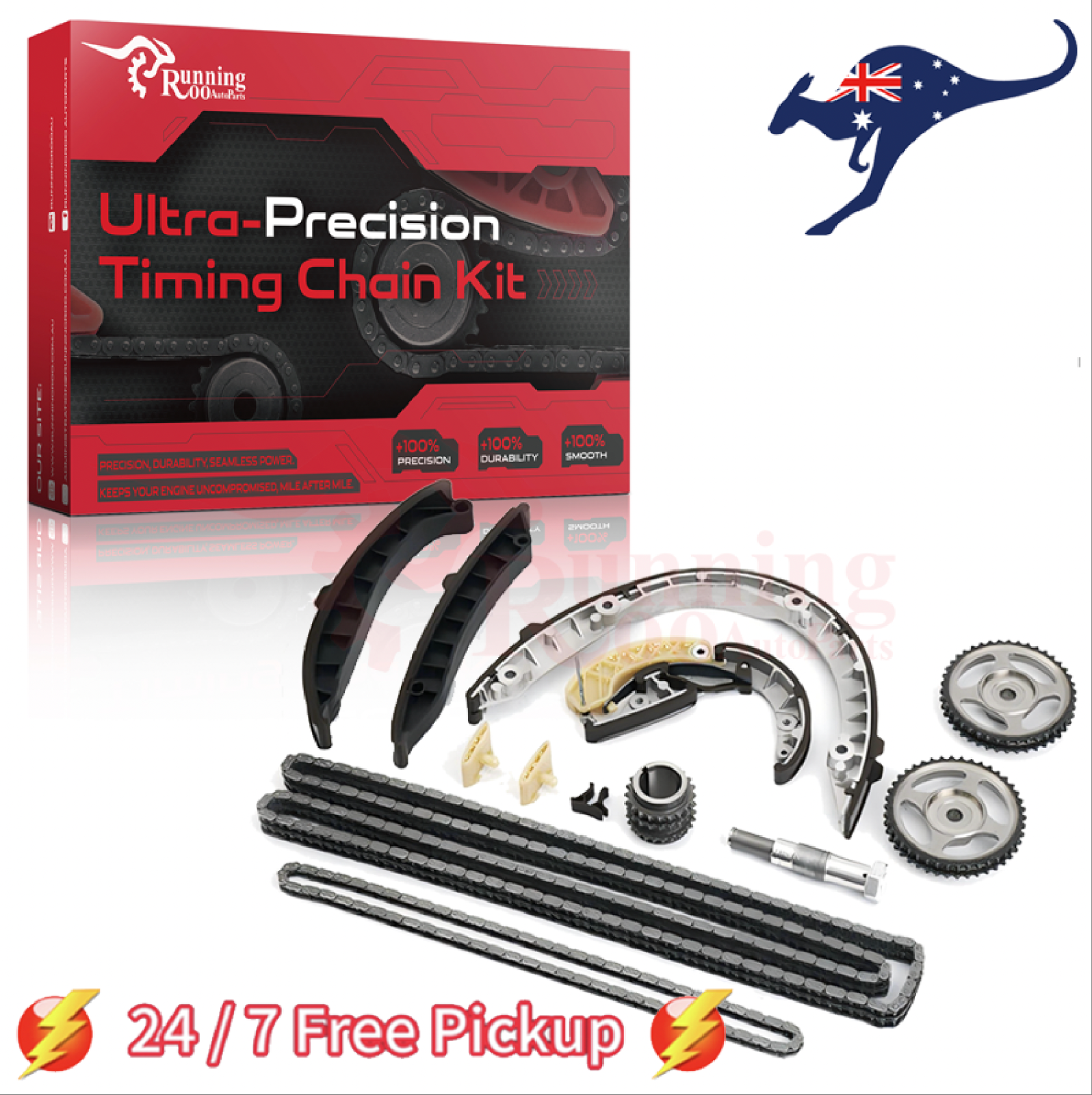 Timing Chain Kit and Cam Gears For Porsche Cayenne Macan GTS Sport 3.0 3.6L V6