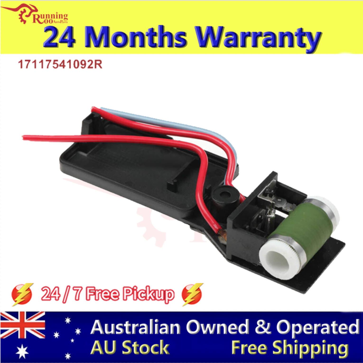 Engine Cooling Fan Resistor 17117541092R For BMW Mini Cooper R50 R52 R53 03-08