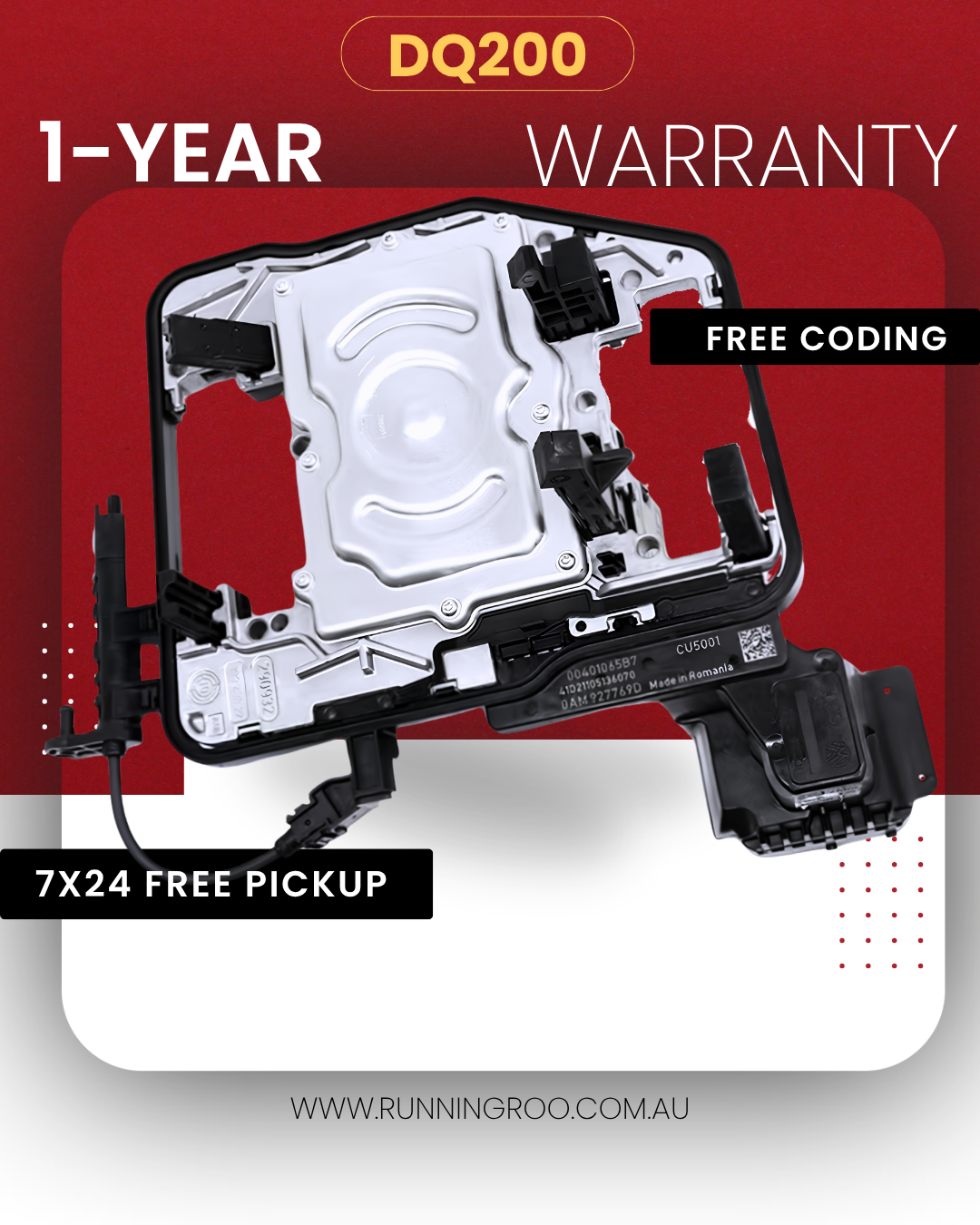 DQ200 0AM 7-Speed Transmission Control Module(TCU)For AUDI VW 0AM927769D
