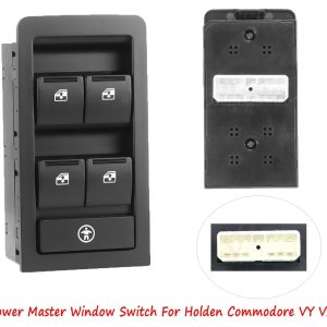 AU Elec Power Master Window Switch Red LED For Holden Commodore VY VZ 92111629