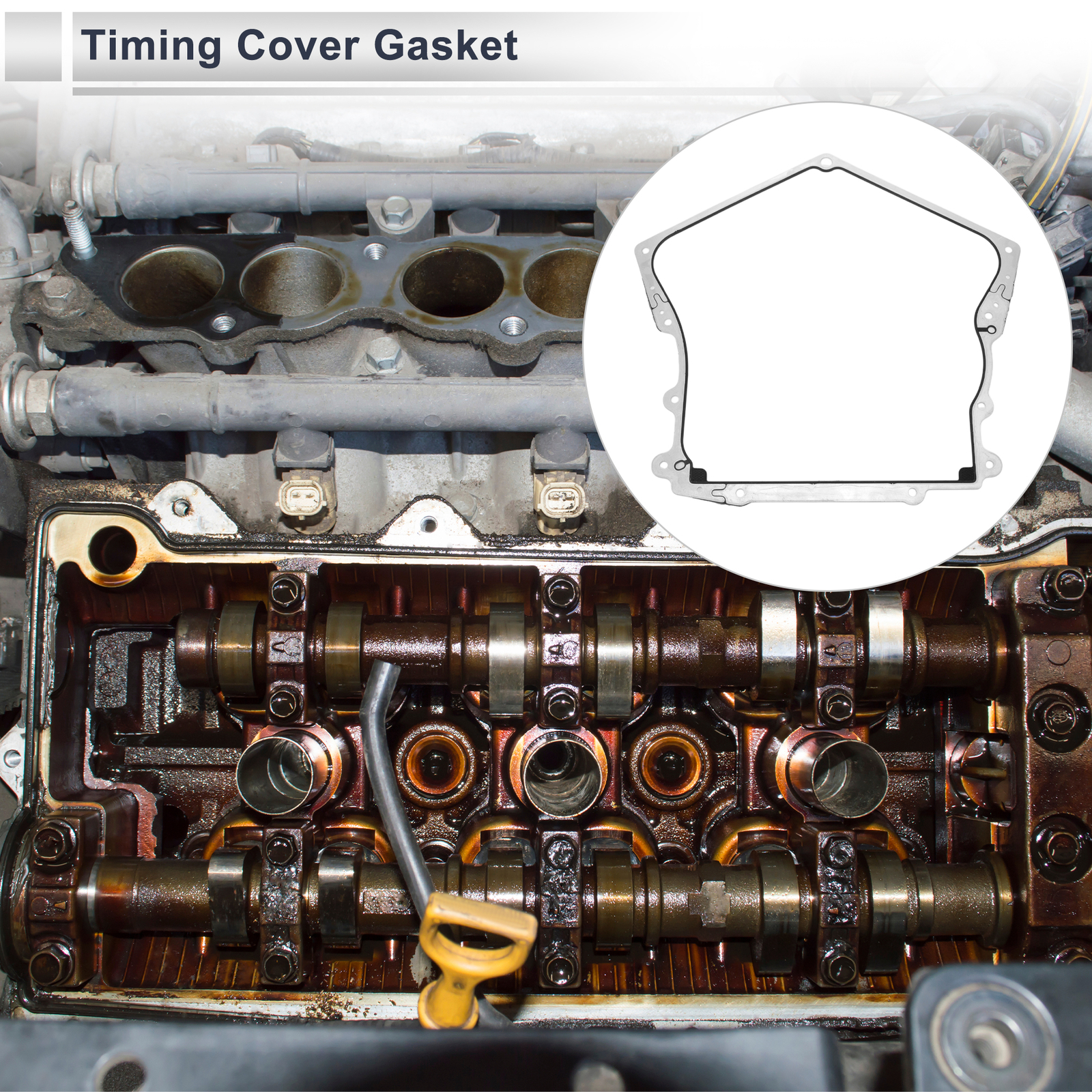 Timing Cover Gasket No.4792005AC for Dodge 2.7L V6 3.5L V6 1 Pcs Engine