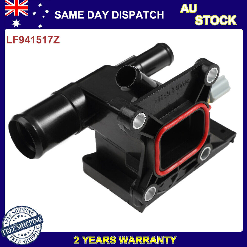 Water Outlet Engine Coolant Thermostat Housing For Mazda 3 BK BL 6 GG GY GH CX-7