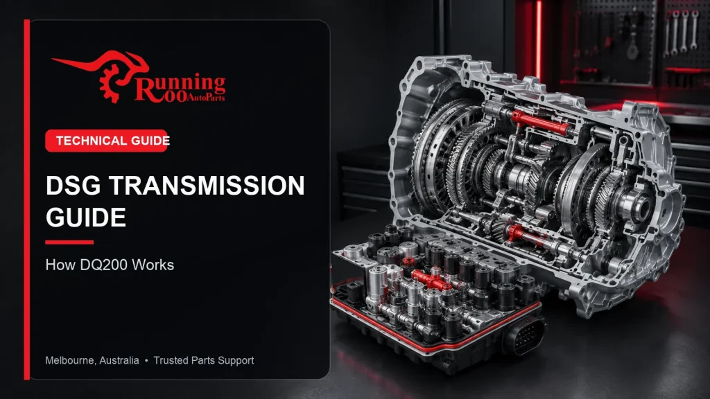 Illustrative DSG transmission types and technical guide cover – RunningRoo Auto Parts