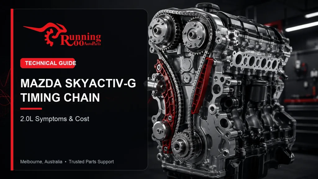 Illustrative Mazda SKYACTIV-G timing chain technical guide cover – RunningRoo Auto Parts