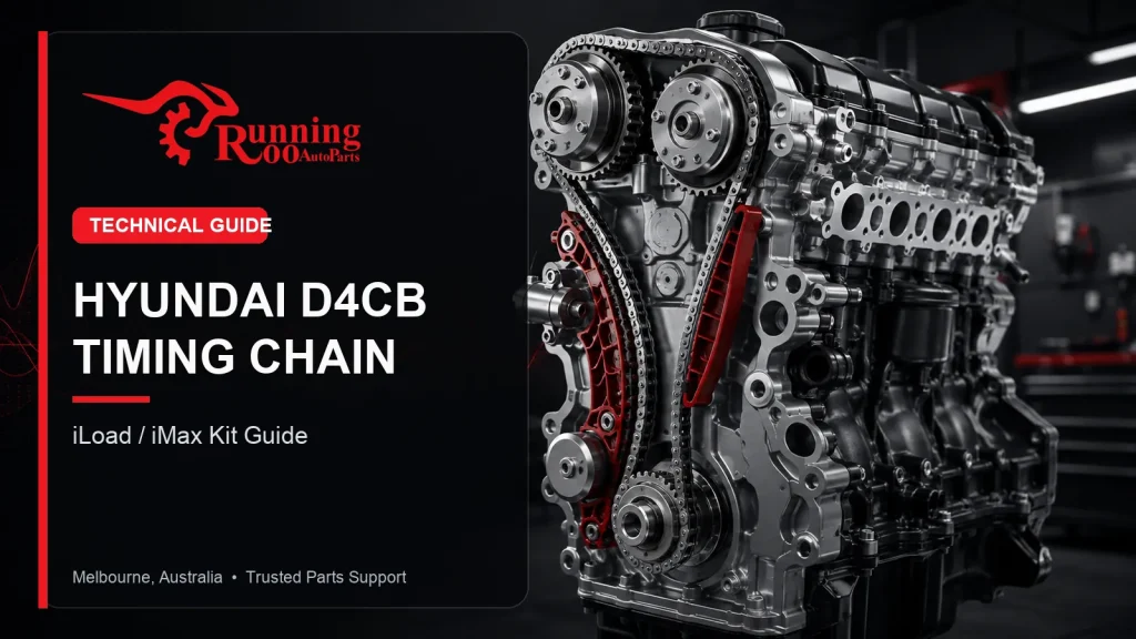 Illustrative Hyundai D4CB timing chain technical guide cover – RunningRoo Auto Parts