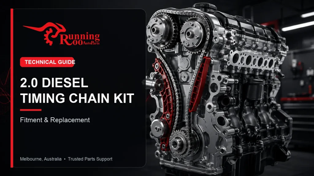 Illustrative 2.0-litre diesel timing chain kit technical guide cover – RunningRoo Auto Parts