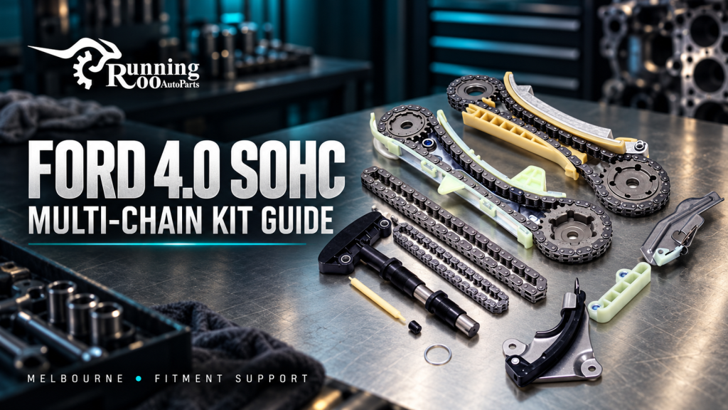 Ford 4.0 SOHC Timing Chain Kit: Multi-Chain Scope and Balance-Shaft Checks — RunningRoo editorial cover