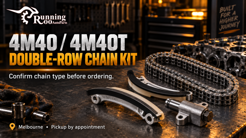 Mitsubishi 4M40 Double-Row Timing Chain Kit: Check the Chain Type Before Ordering — RunningRoo illustrated guide cover