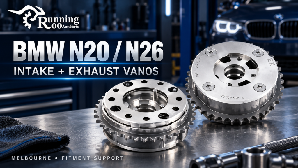 BMW N20/N26 VANOS Gears 11367583818 and 11367583819: Intake, Exhaust and Diagnosis Before Ordering — RunningRoo editorial cover
