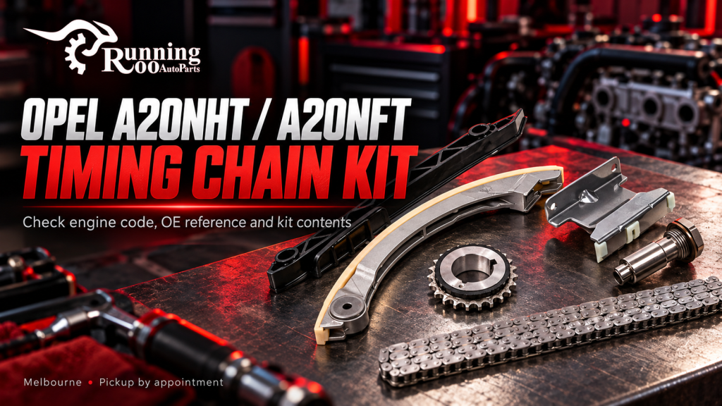 Opel A20NHT A20NFT timing chain kit — RunningRoo editorial cover illustration