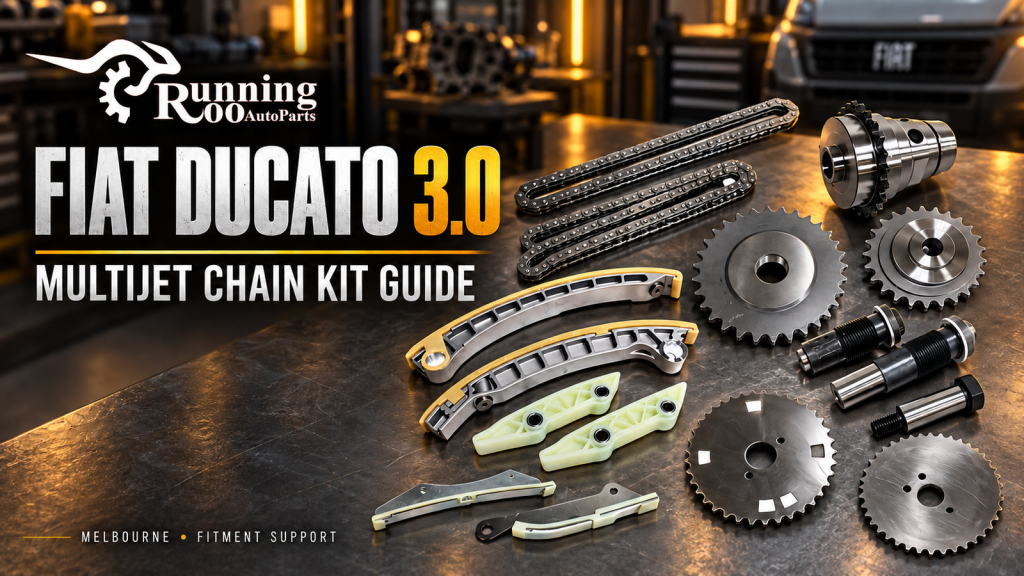Fiat Ducato 3.0 Multijet Timing Chain Kit: F1C Engine Codes, Two-Chain Scope and Van Downtime — RunningRoo editorial cover