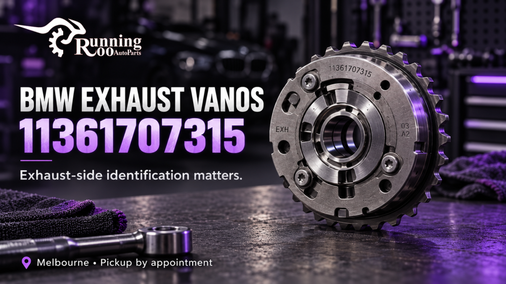 BMW Exhaust VANOS 11361707315: Ordering the Exhaust Adjuster Instead of the Intake Gear — RunningRoo illustrated guide cover