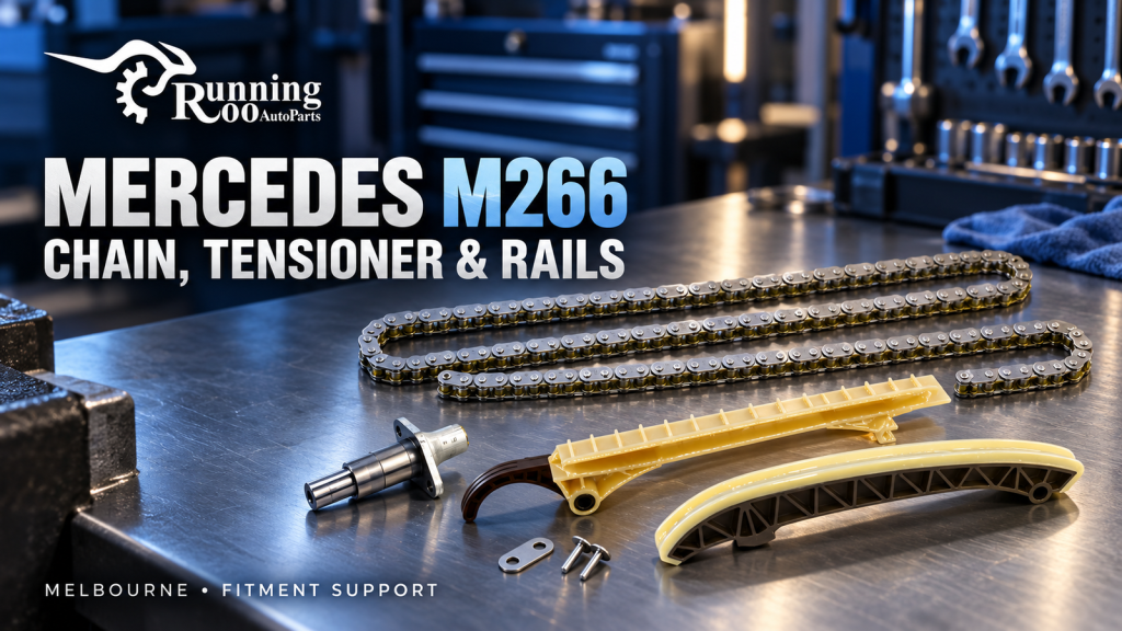 Mercedes M266 Timing Chain Kit: Tensioner-Only Repair or Chain and Rails? — RunningRoo editorial cover